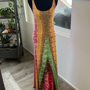 Cute bohemian tie dyed dress
